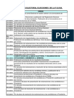 Calendario Electoral de La Fgrm-2012