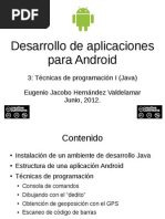 Download Desarrollo de apps Android 3 tcnicas de programacin I by Jacobo Hernndez V SN110801976 doc pdf