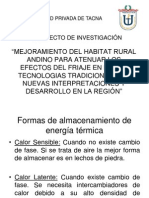 Proyecto Mejoramiento de La Calidad de Vida De