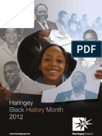 What's On in Haringey Libraries in October 2012 Including Complete Black History Month Schedule