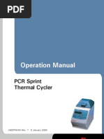 User Manual - Hybaid - SPRINT Thermal Cycler - HBSP