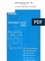 Siemens Siwamat 2250-2280