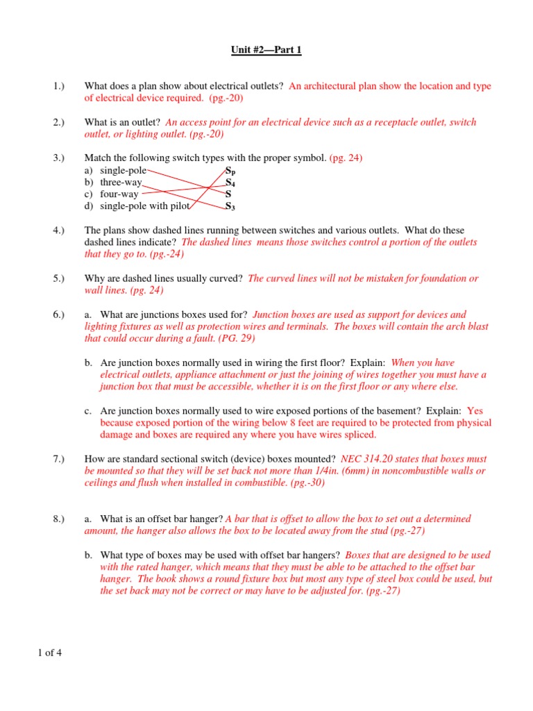 Chapter 2 Review Electrical Wiring Residential Electrical Wiring