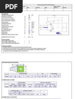 Sizing Calculations of Thrust Blocks