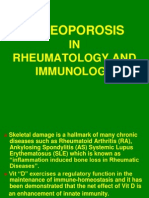 Osteoporosis in Rheumatology