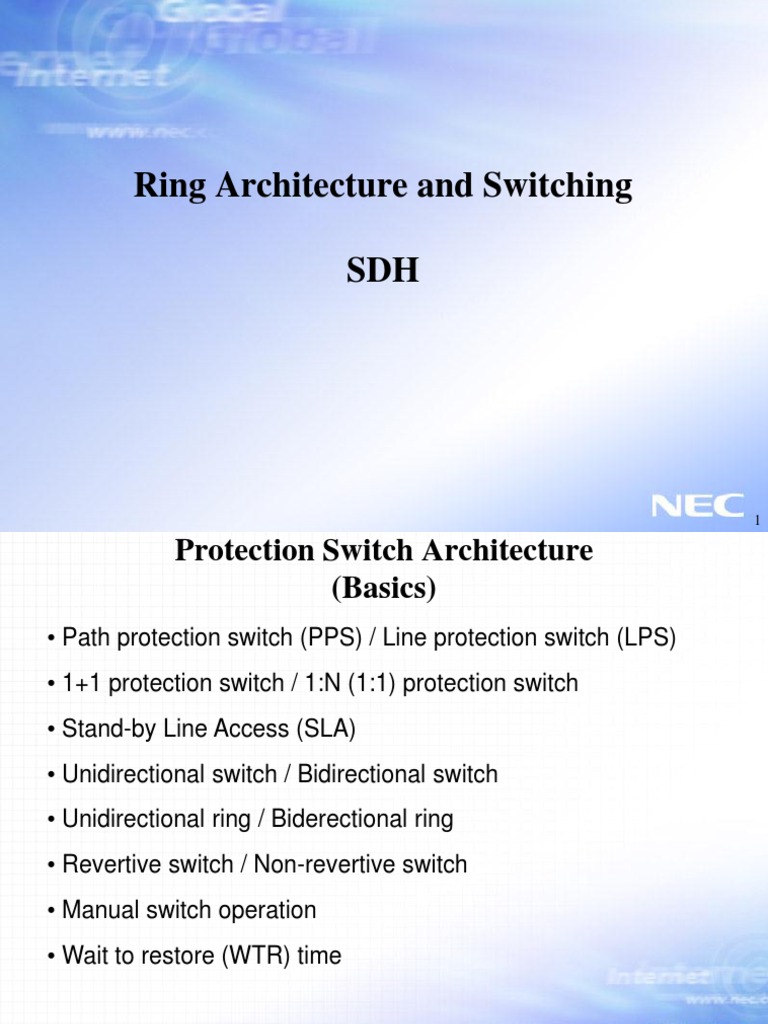 5.SDH Ring | PDF | Physical Layer Protocols | Telecommunications ...