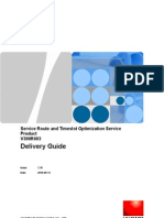 Service Route and Timeslot Optimization Service Product V300R003 - Delivery Guide-20101109-A