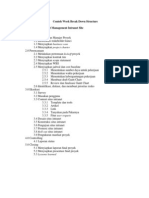 Contoh Work Break Down Structure