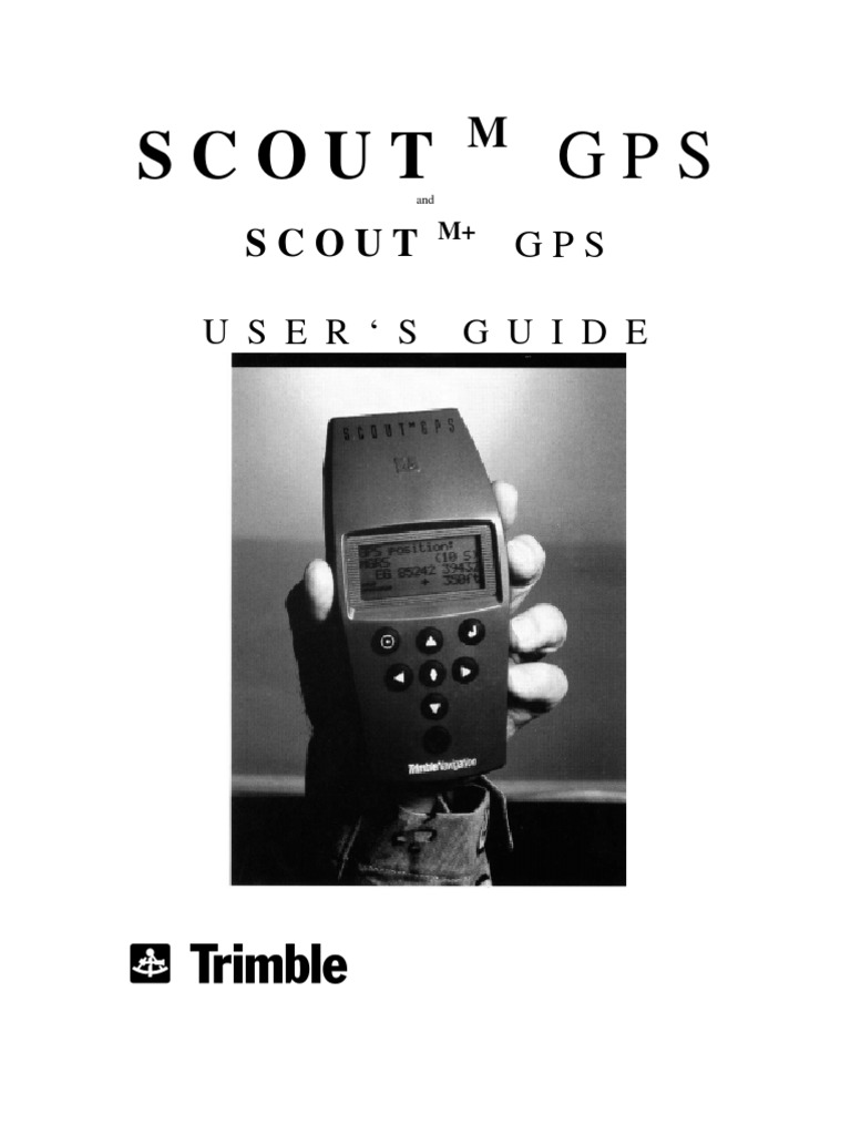 Manual Trimble Gps Scout PDF Global Positioning System Latitude