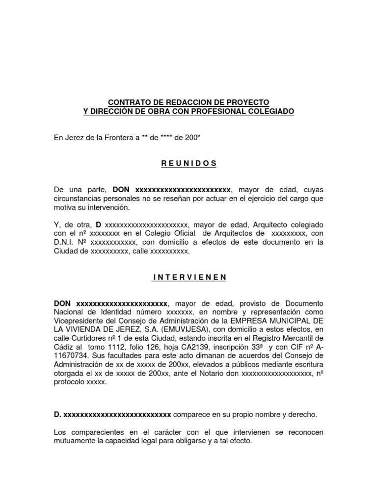 Redacción de Un Contrato y Clausulas Pagaré Gobierno