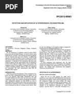 Detection and Mitigation of Ac Interference On 200Km Pipeline