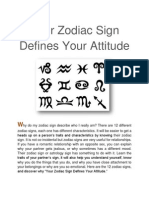 Your Zodiac Sign Defines Your Attitude