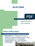 Blue Gene: Shubham Mishra Roll No-36 (B-2)