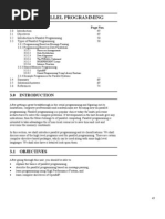 Unit 3 Parallel Programming: Structure Nos