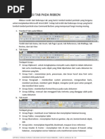 Download Artikel Fungsi Tab Pada Ribbon-MS Word 2007 by Ginva Amalia SN110875846 doc pdf