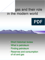 Oil and Gas and Their Role in The Modern World