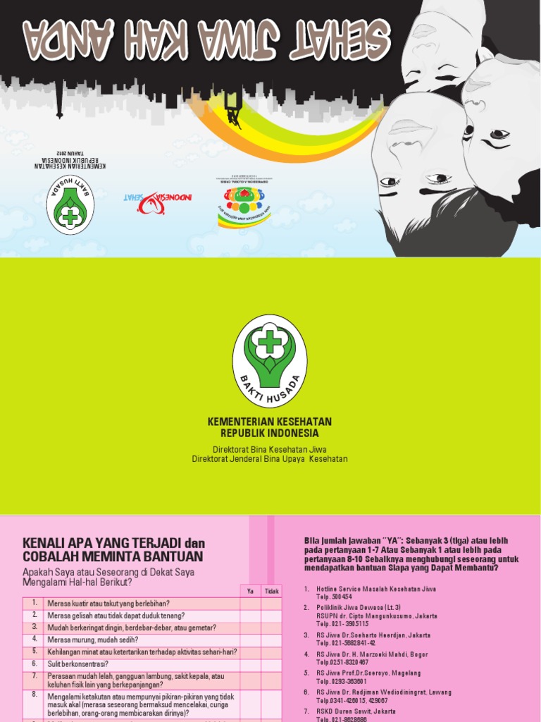 Leaflet Kesehatan Jiwa 2012