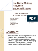 Subspace-Based Stripping Noise Reduction in Hyper Spectral Images