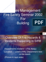 Facilities Management Fire Safety Seminar 2002 For Building