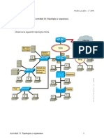 RL - Actividad 1.1 - Topologias y Organismos