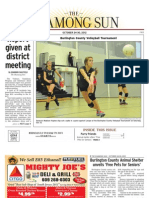 Given at District Meeting: Burlington County Volleyball Tournament