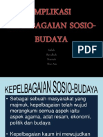 Implikasi Kepelbagaian Sosio Budaya