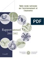 Rapport annuel de la TRN 2001-2002