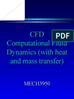 CFD Computational Fluid Dynamics (With Heat and Mass Transfer)