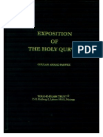 Exposition of Holy Quran