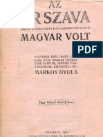 Markos Gyula - Az Úr Szava Magyar Volt 1918.