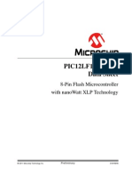 Pic12Lf1840T48A Data Sheet: 8-Pin Flash Microcontroller With Nanowatt XLP Technology