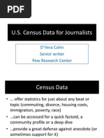 U.S. Census Data For Journalists