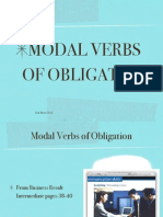 Modal Verbs of Obligation