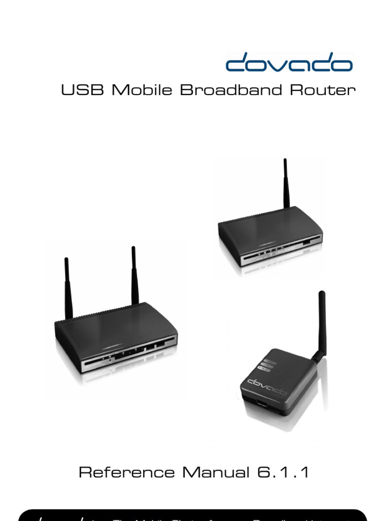Dovado 3g Mobile Broadband Router Manual