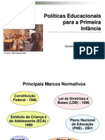 Políticas Educacionais para A Primeira Infância