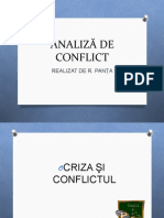 Analiza de Conflict