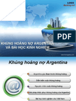 KHỦNG HOẢNG NỢ ARGENTINA VÀ BÀI HỌC KINH