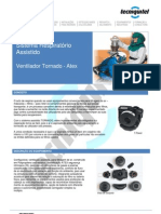 Sistemas Respiratórios Assistidos - Ventilador Tornado Atex