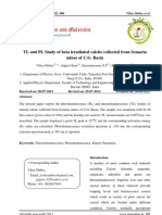 TL and PL Study of Beta Irradiated Calcite Collected From Semaria Mines of C.G. Basin