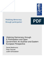 Vitalizing Democracy Through E-Participation