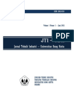 JTI-UBH Vol 1 Juni 2012: Front Cover