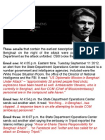 Three Emails • Benghazi Alerts