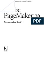 Adobe Pagemaker 70 Classroom I