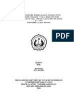 PENERAPAN MODEL PEMBELAJARAN INQUIRI UNTUK MENINGKATKAN KARYA TULIS ILMIAH DAN HASIL BELAJAR BIOLOGI PADA SISWA KELAS VII MTs NW BAGIK PAYUNG TAHUN PELAJARAN 2010/2011