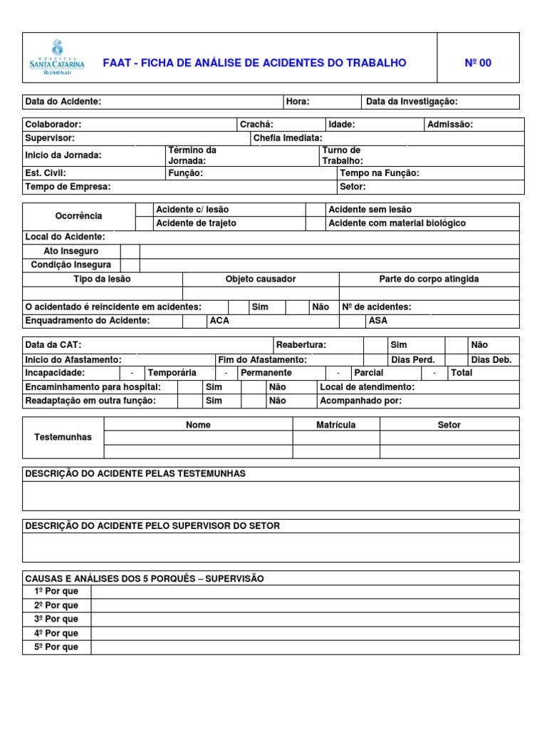 MODELO FAATAnalise de Acidentes