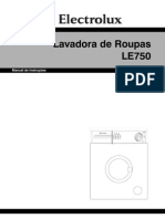 Manual Da Lavadora Eletrolux LE750