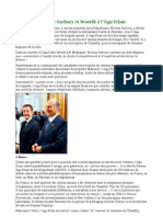 France - Politique: Le Cadeau Fiscal de Sarkozy Et Woerth À L'aga Khan