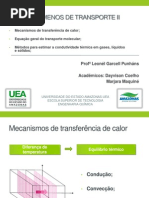 Fenômenos de transporte II apresentação