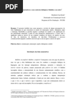 Dos sujeitos enunciadores e seus contextos dialógicos