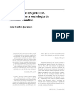 A Sociologia de Antonio Candido - Luiz C Jackson